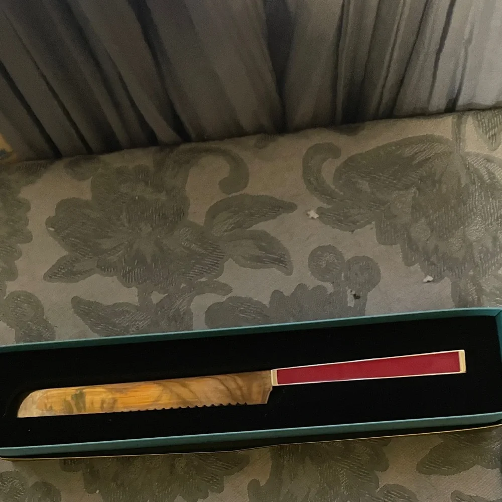 NIB Kate Spade New York, Judaica Collection Sabbath Challah Bread Knife